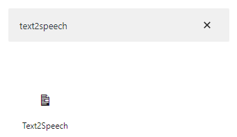 Text2Speech Shortcode benutzen